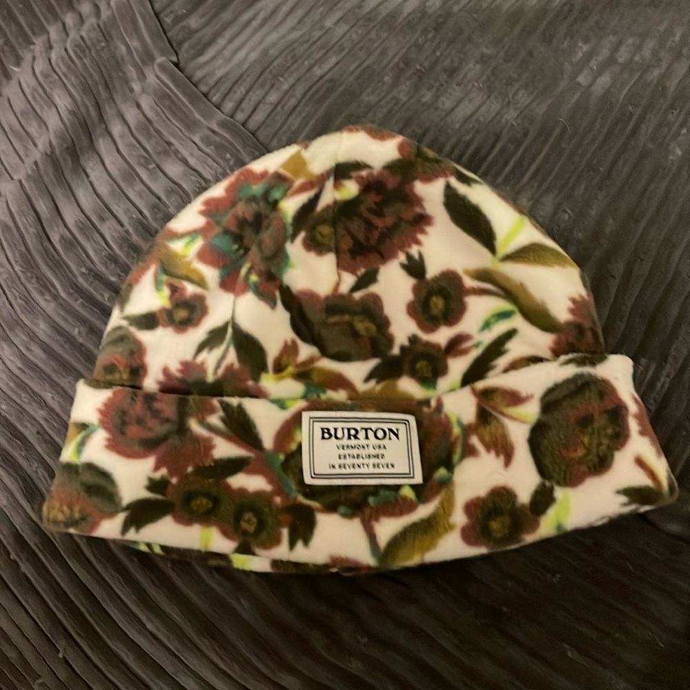 fleece burton beanie